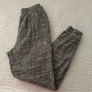 VS Pink heather gray sweats